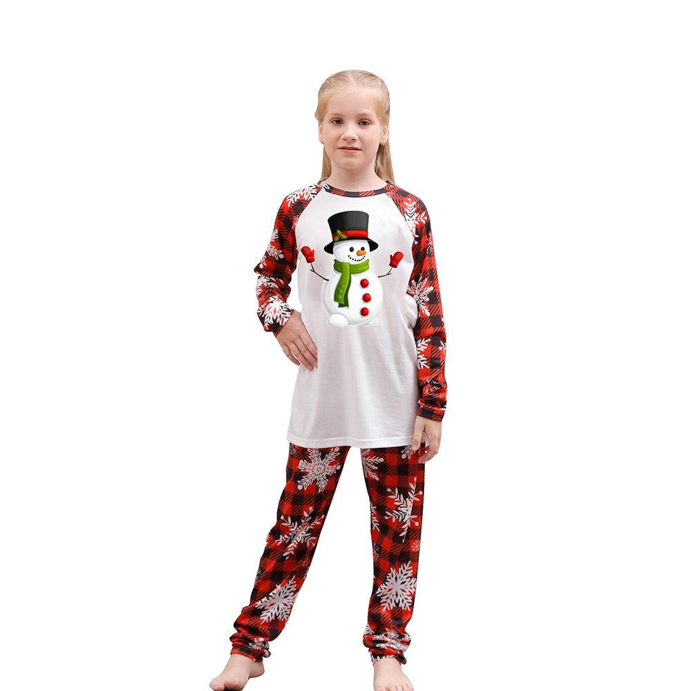 Merry Christmas Santa and Tree Matching Family Pajamas Set