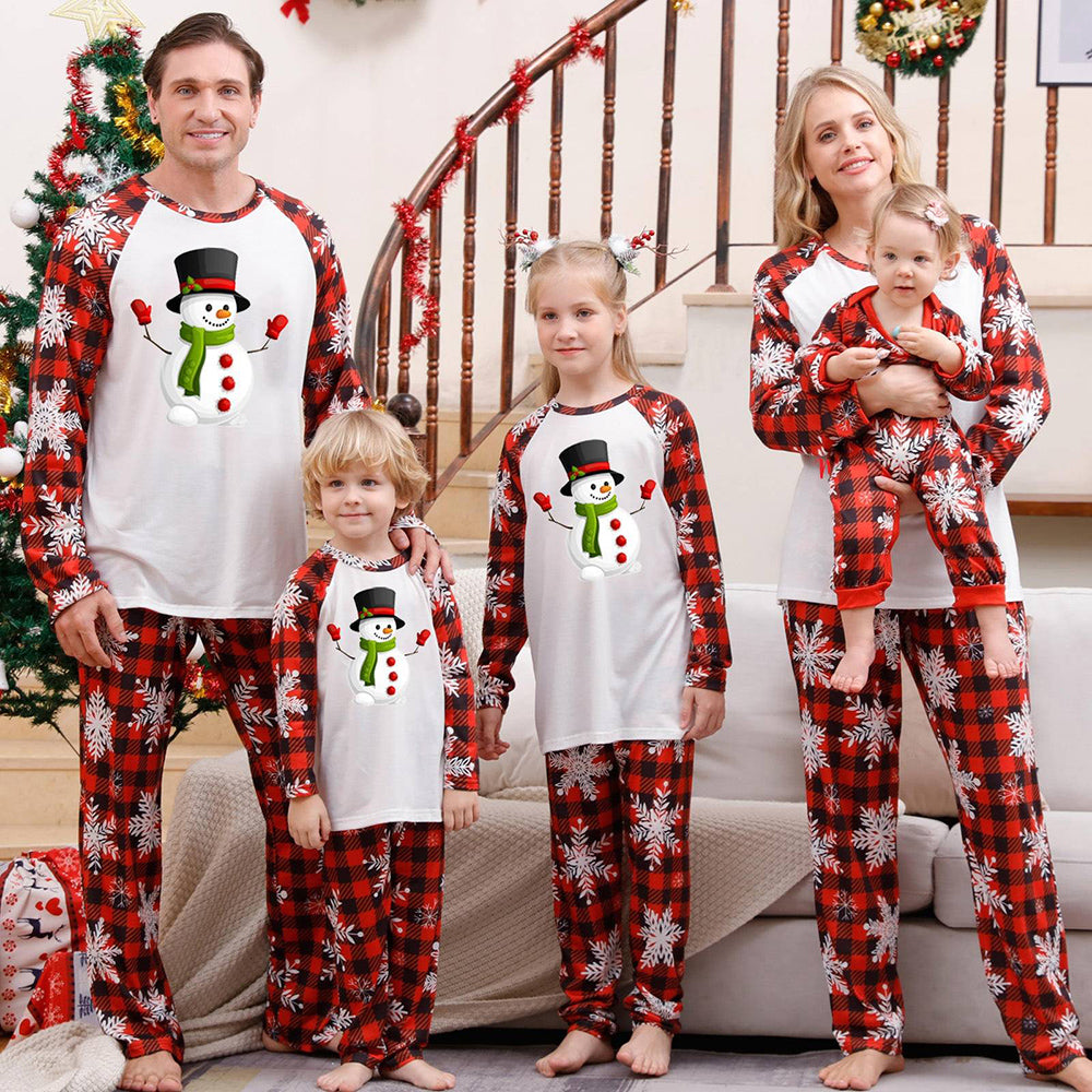 Merry Christmas Santa and Tree Matching Family Pajamas Set