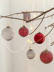 Weihnachtsglaskugel Christbaumschmuck Set