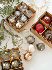 Christmas Glass Ball Christmas Tree Decoration Set