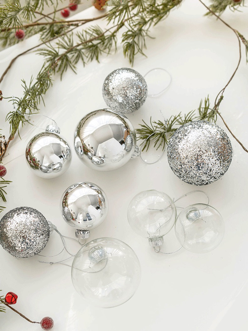 Christmas Glass Ball Christmas Tree Decoration Set