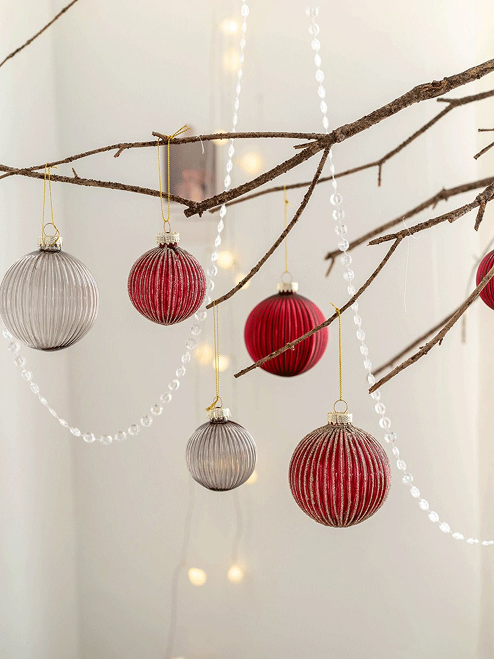 Weihnachtsglaskugel Christbaumschmuck Set