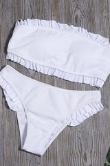 Fashion Sexy Solid Split Joint Swimwears