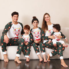 Colorful Deer Fmalily Matching Pajamas Sets