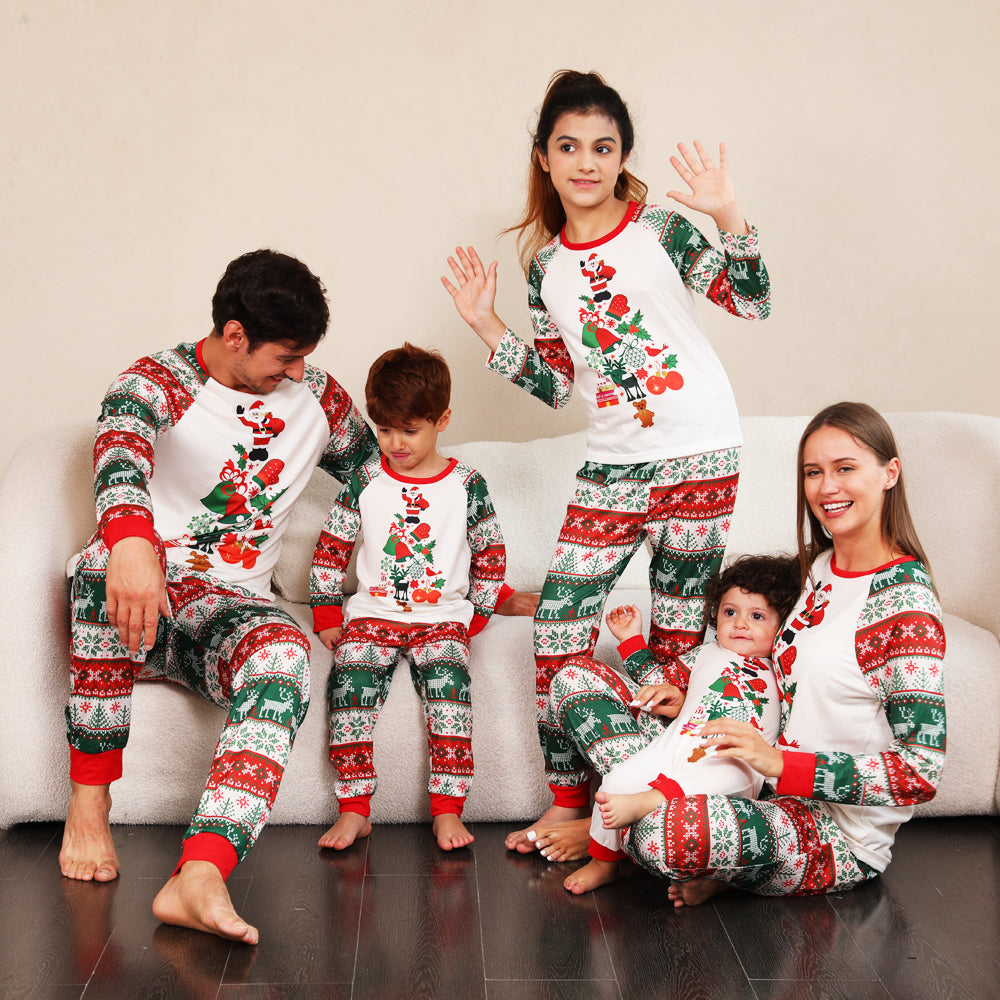 Christmas Elements Fmalily Matching Pajamas Sets