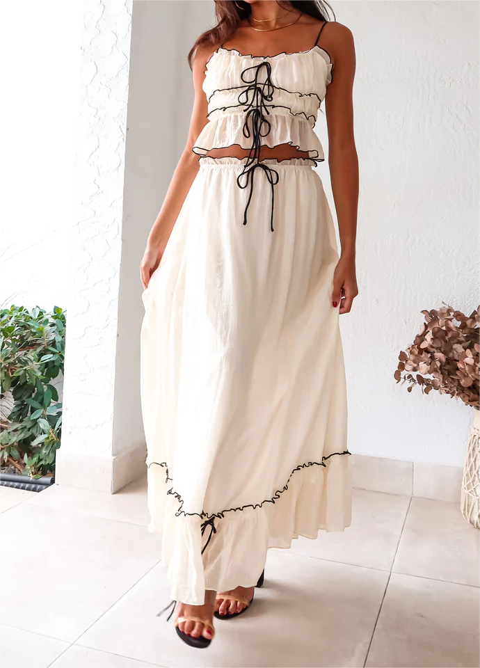 JUPITER RAIN CHIFFON SKIRT SET