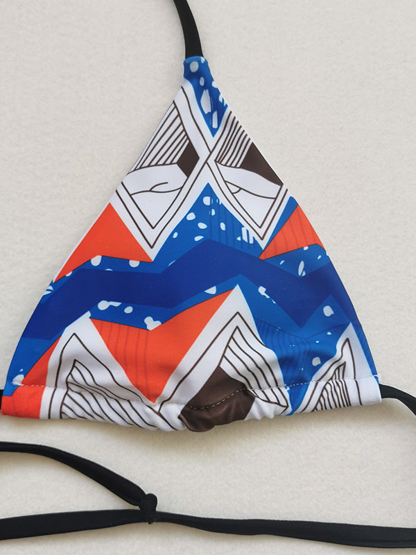 Sexy Halterneck Triangles Brazilian Bikini Swimwear