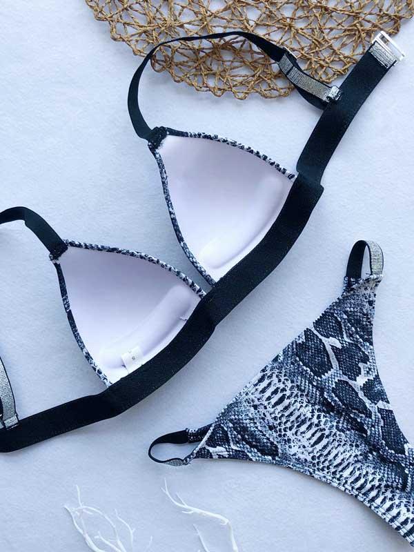 Scrunch Contrast Bikini Set