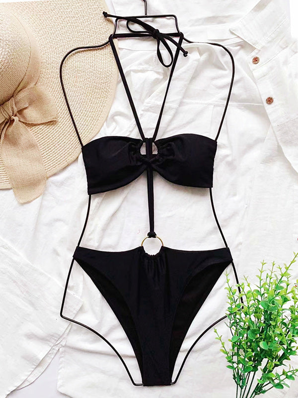 Monokini Swimwear Split-Joint Sexy One-Piece Swimwear