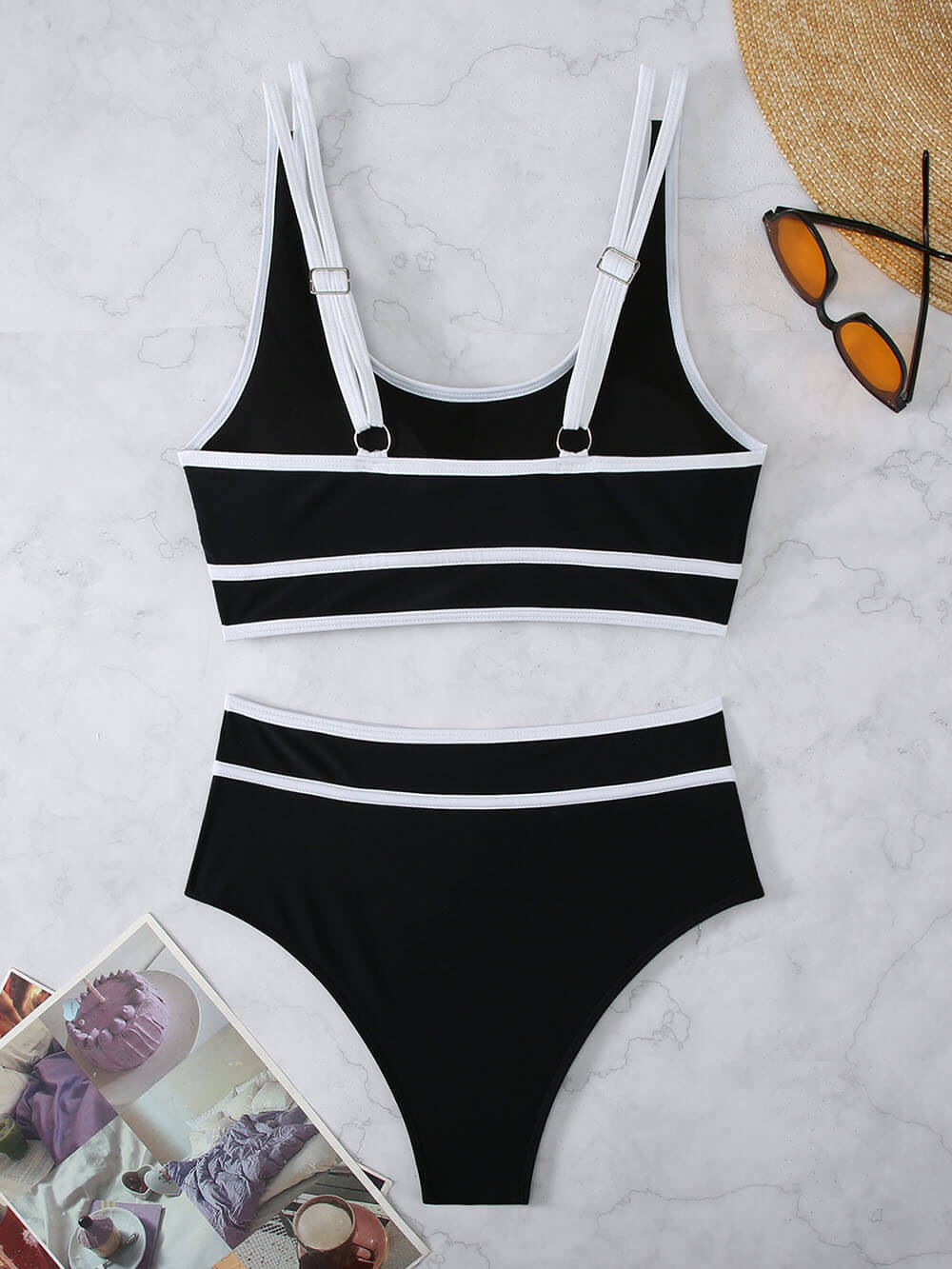 Sports Vest Tank Top Swimsuit