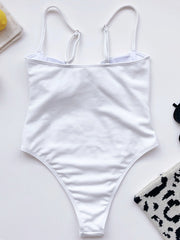 Solid Color Underwired One-Piece Swimwear