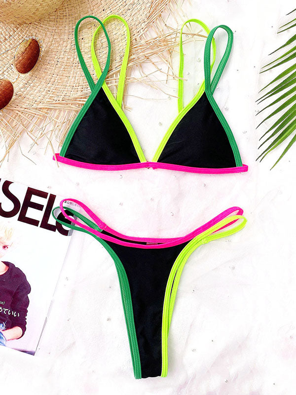 Sport-Style Triangle Bikini Swimwear