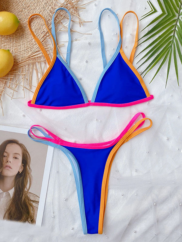 Sport-Style Triangle Bikini Swimwear