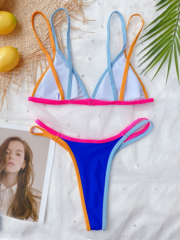 Sport-Style Triangle Bikini Swimwear