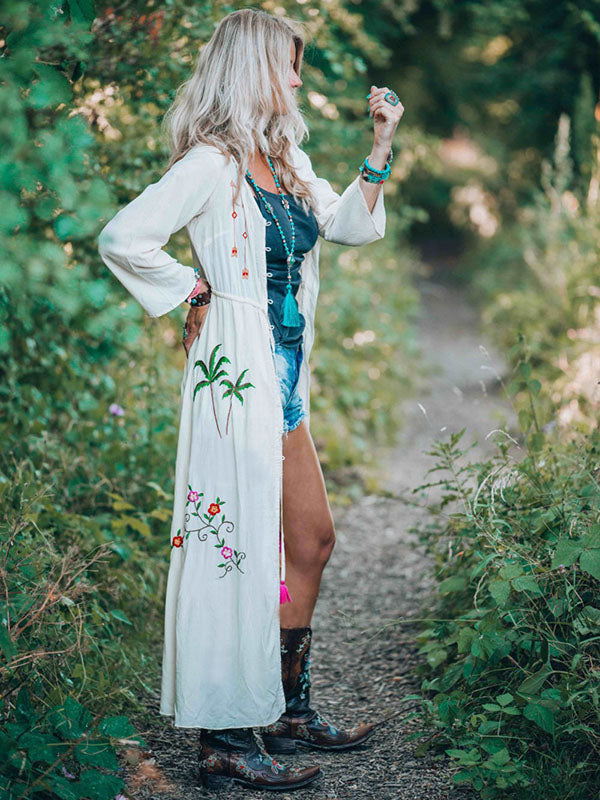 Bohemia V-neck Floral Maxi Dress