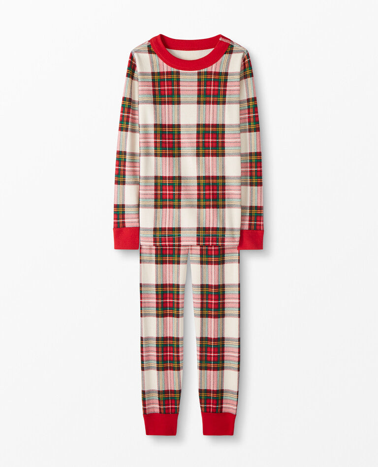 Mixed color plaid  Matching Fmalily Pajamas Set (with Pet Dog Clothes)