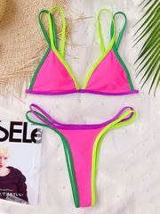 Sport-Style Triangle Bikini Swimwear