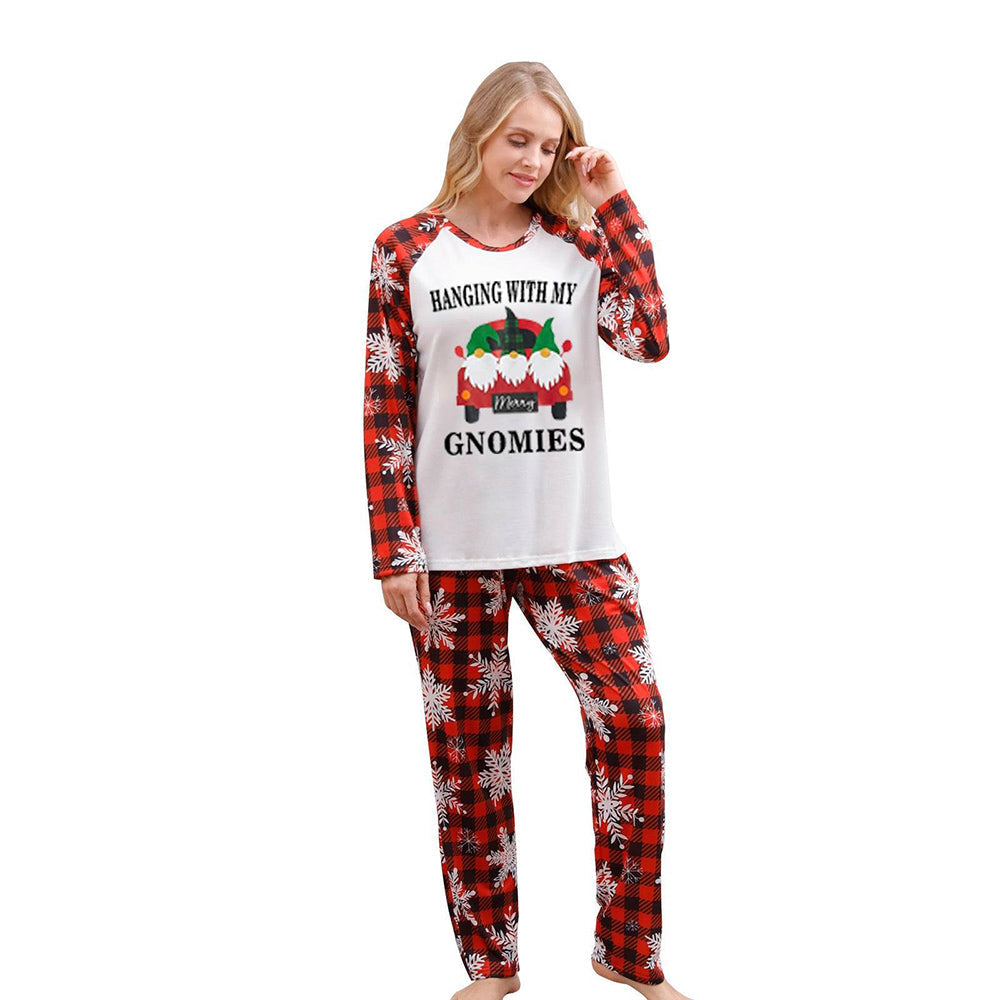 Merry Christmas Santa and Tree Matching Family Pajamas Set