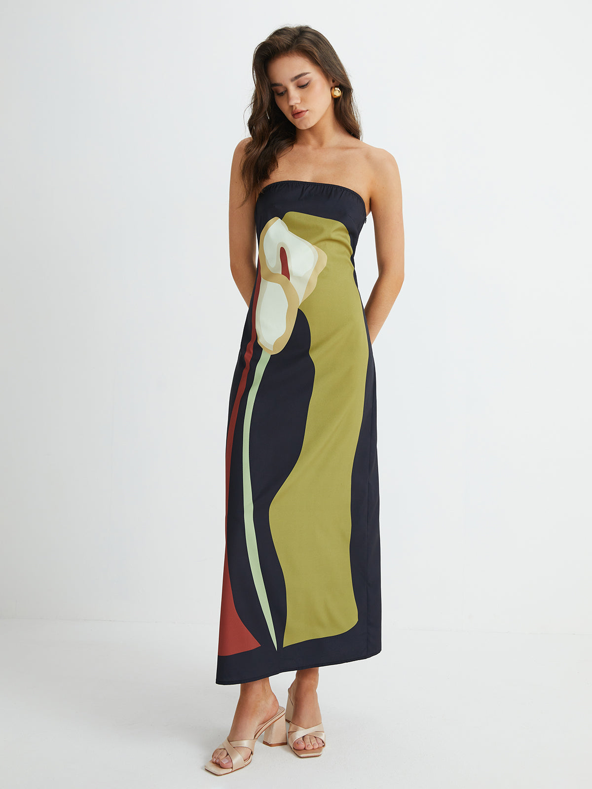 Botanical Breeze Maxi Dress