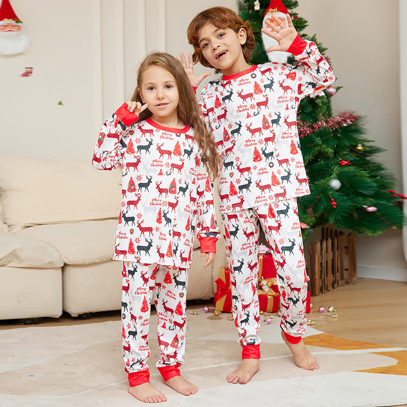 Weihnachtshirsch-Druck - Fmalily - Passende Pyjama-Sets 