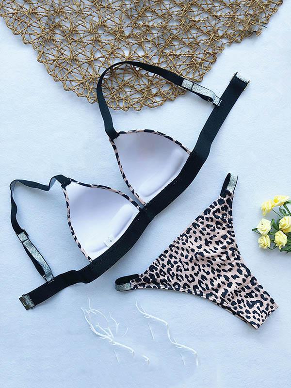 Scrunch Contrast Bikini Set