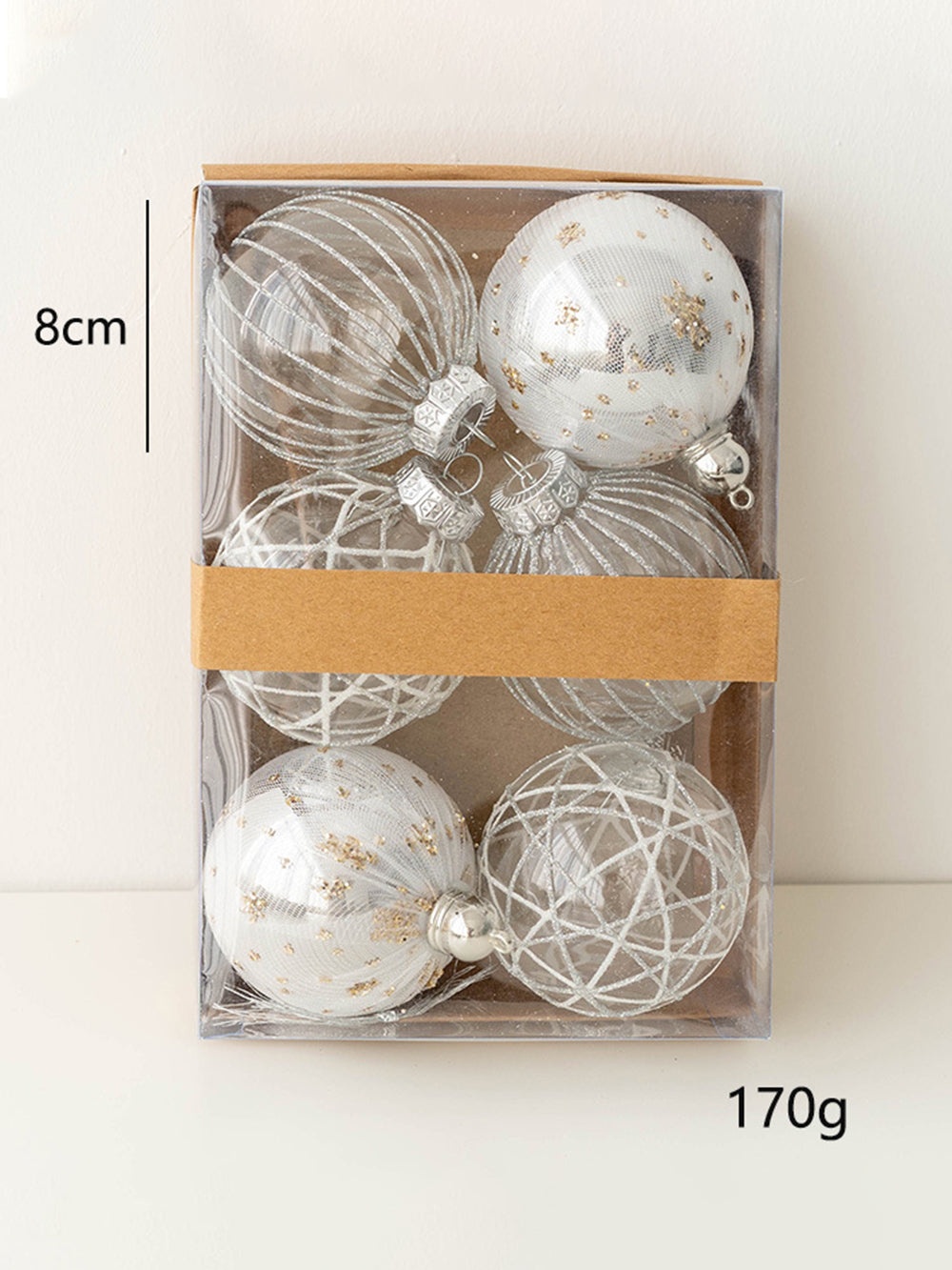 Weihnachtskugeln bemalt Christbaumschmuck Set