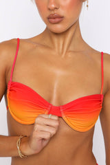 Brook – Bedruckter Bikini mit Farbverlauf 