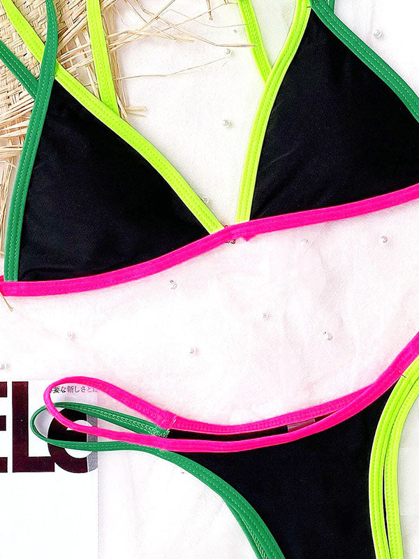 Triangel-Bikini im Sport-Stil 