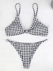 Sexy Knot Spaghetti Straps Bikinis Swimwear