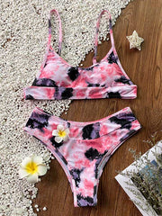 Bralette Floral Bikini Swimwear