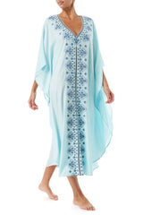 Bedruckter Maxi-Kaftan „Erica“ 