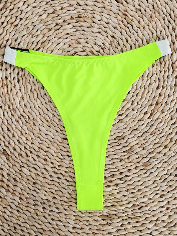 Short Sleeve Zipper Tight Brazilian Tankini Swimwear