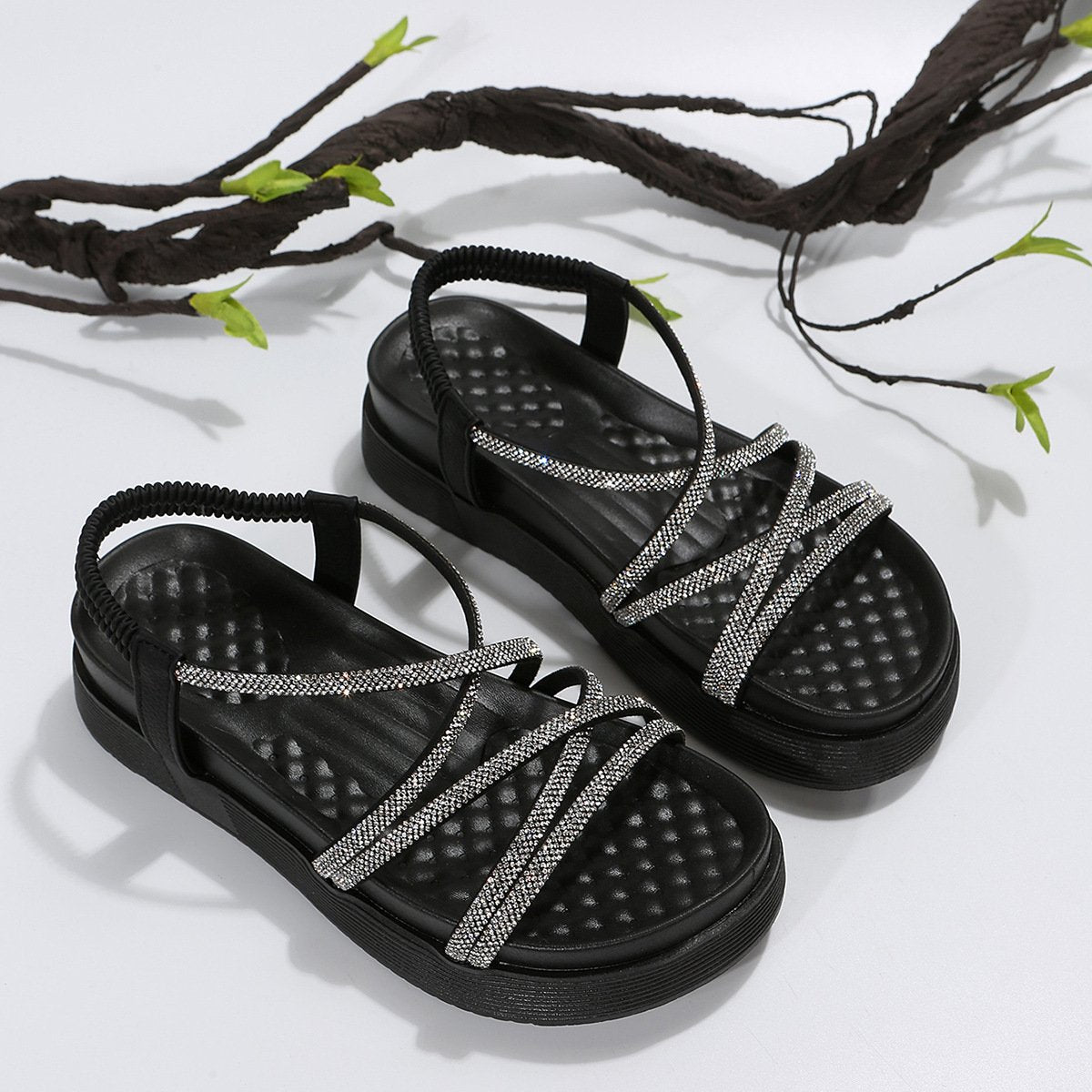 Lässige Plateausandalen für Damen