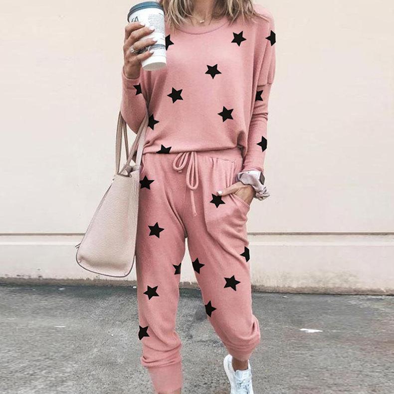 Galaxy Dream Long-sleeved Casual Set