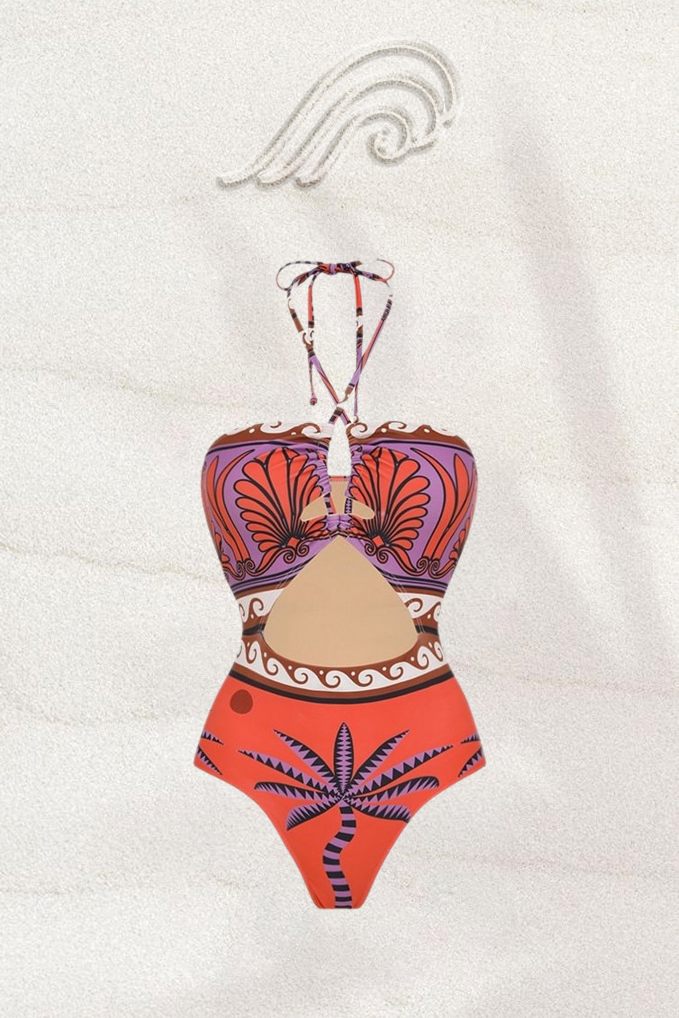 Molly Halterneck Cut-out Two-pieces Swim Set