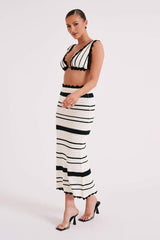 Sandra Crochet Stripe Set