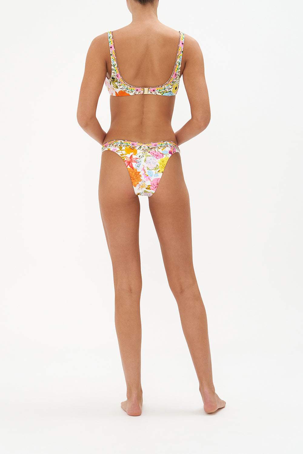 Dreiteiliges Bikini-Set mit Aufdruck „Thalia“ 